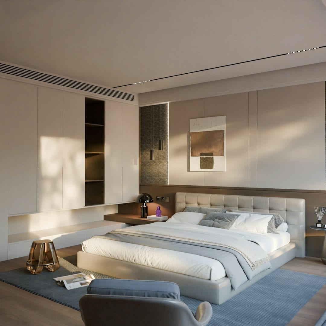 Ranta Bed Frame in a modern bedroom