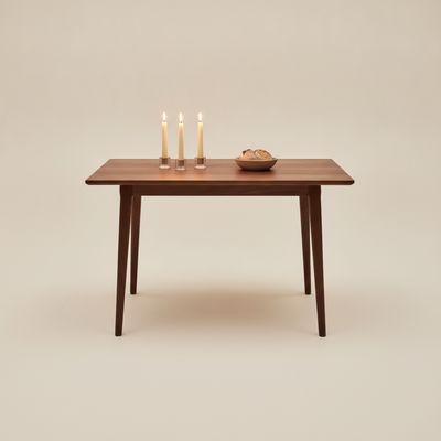 Nordframe Living minimalist walnut dining table